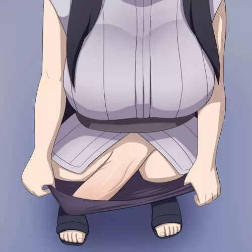 Hinata is packing