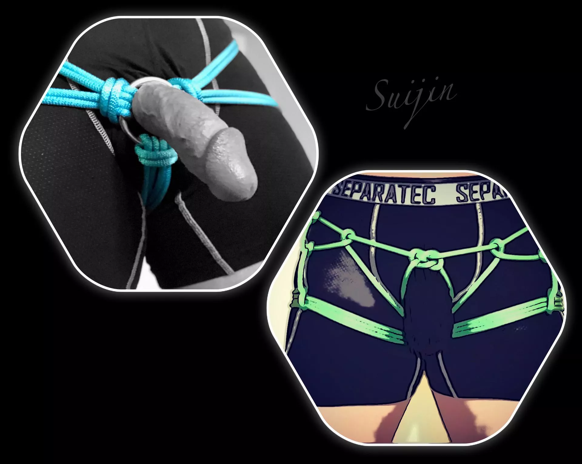 Hip Harness on Him