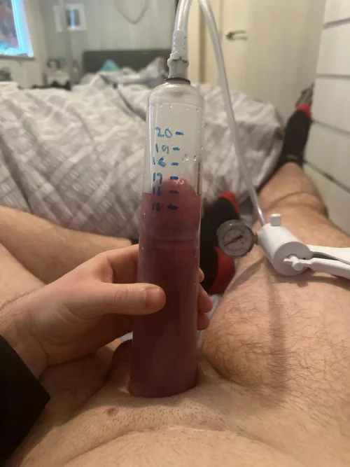 Hit 17 cm in tube today 💪