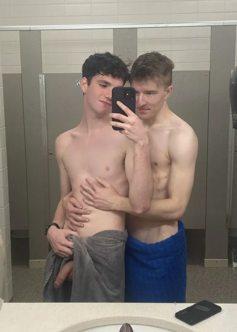 Hit the showers with us 🤤