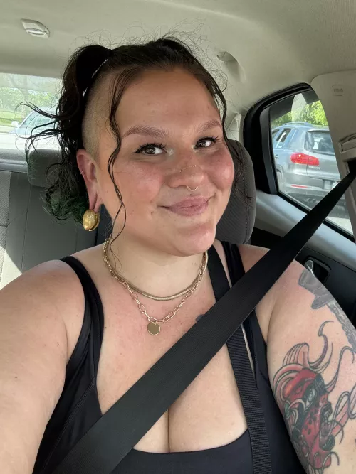 Hitting the road. 