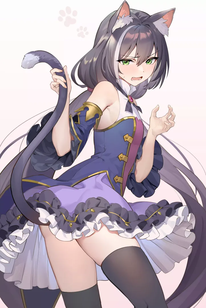 holding her tail (teffish)
