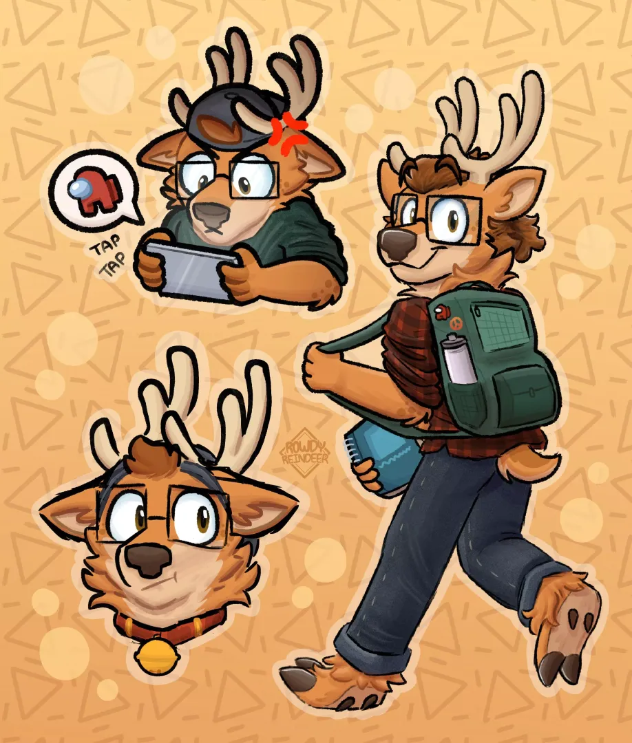 Holly and Jolly ⛄️ (art by me)