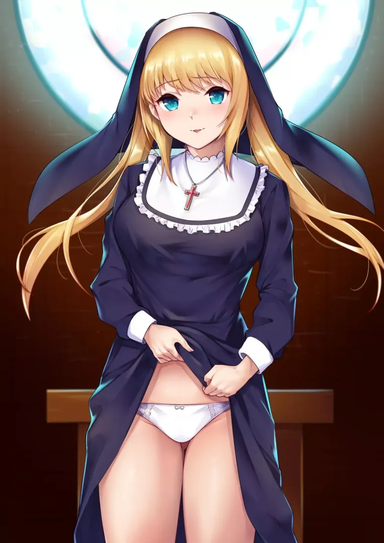 Holy upskirt 😌