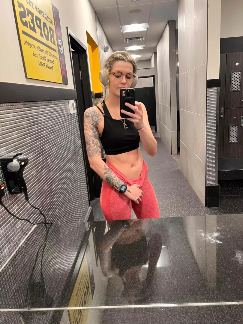 Home alone after a workout, not sure how to keep myself busy without my BF in town …