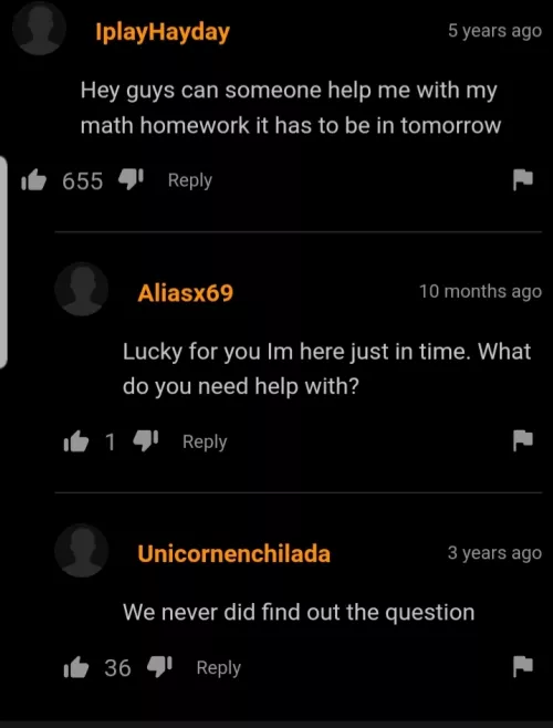 Hope that bro did the homework in time