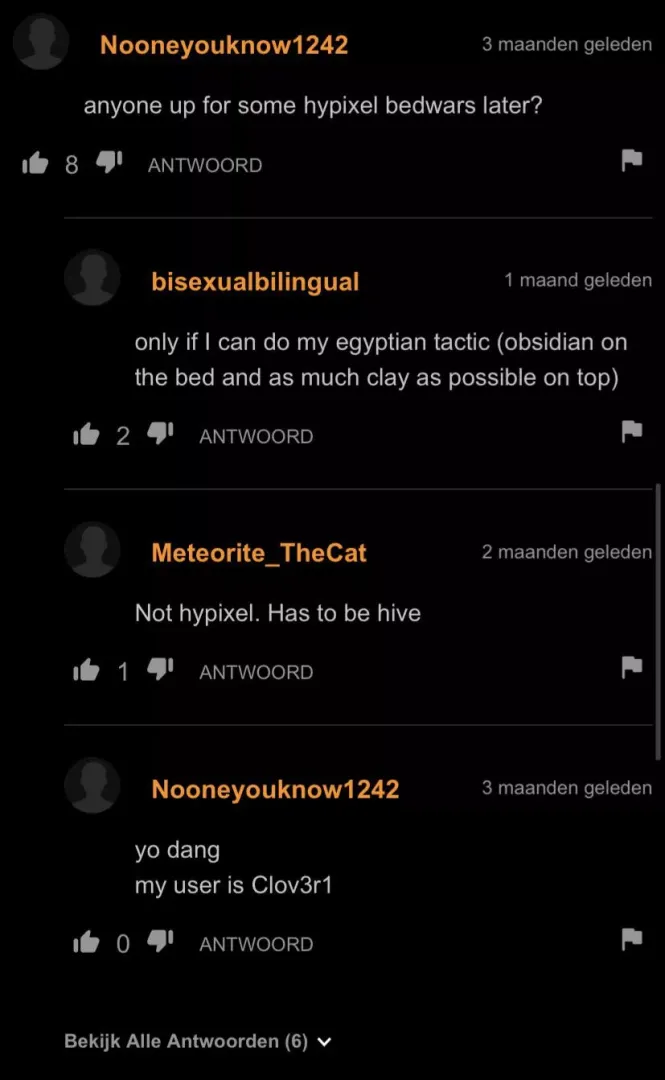 Hope they enjoyed their game of bedwars
