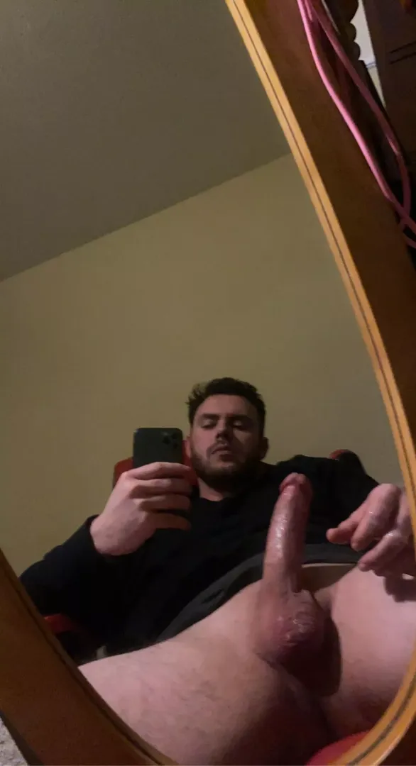 hope you'll enjoy the cum when sucking my balls