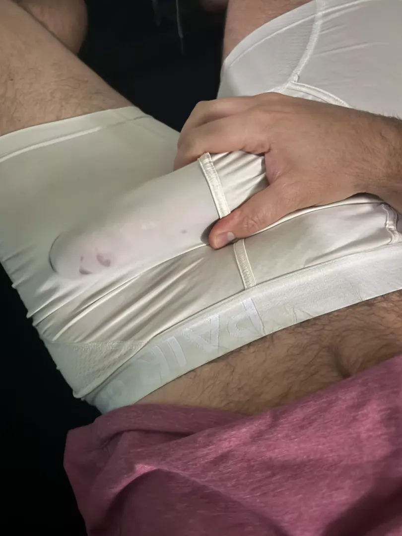 Hopefully the precum and see-through undies are acceptable :)