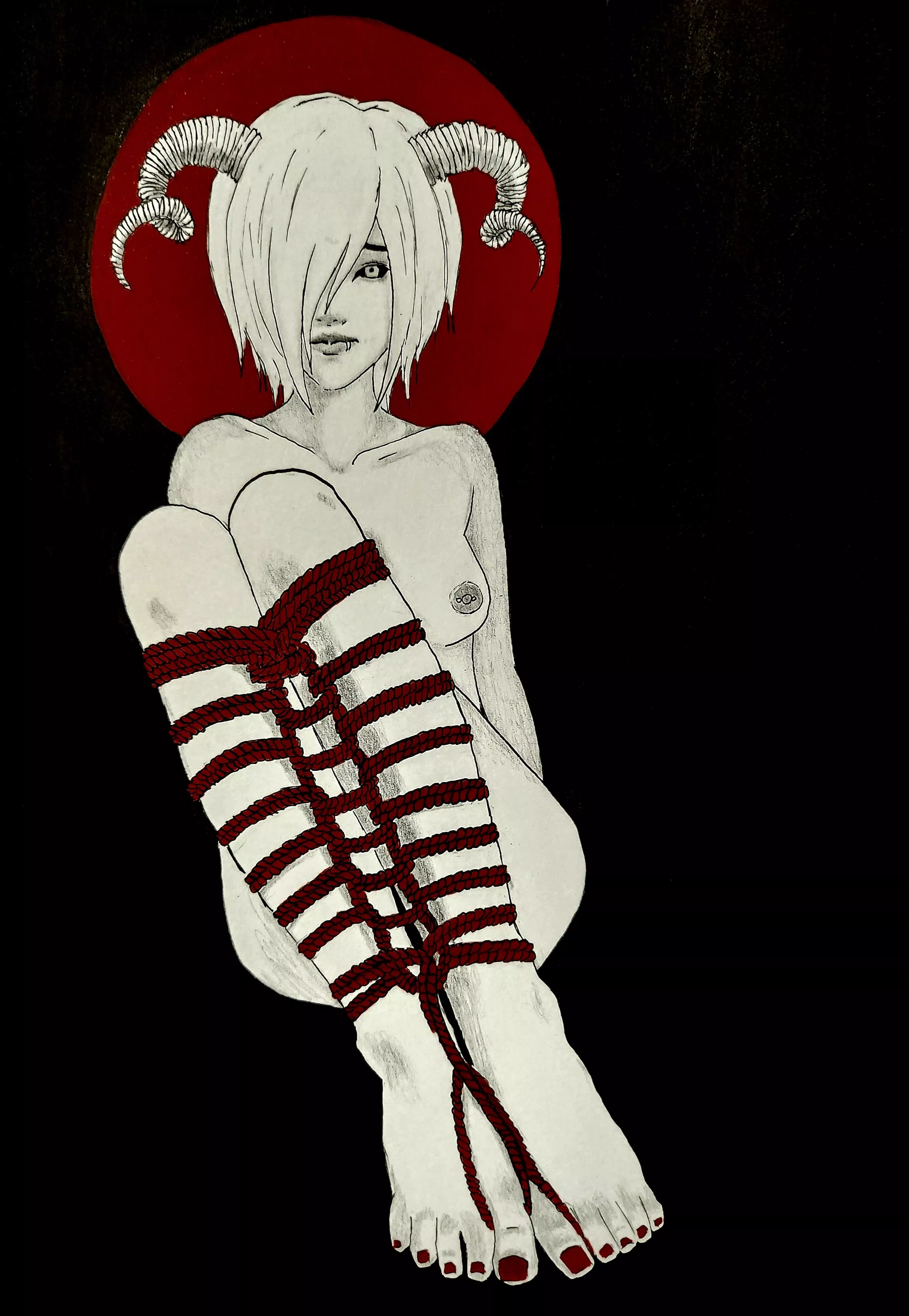 Horny Girl (Shibari Art)