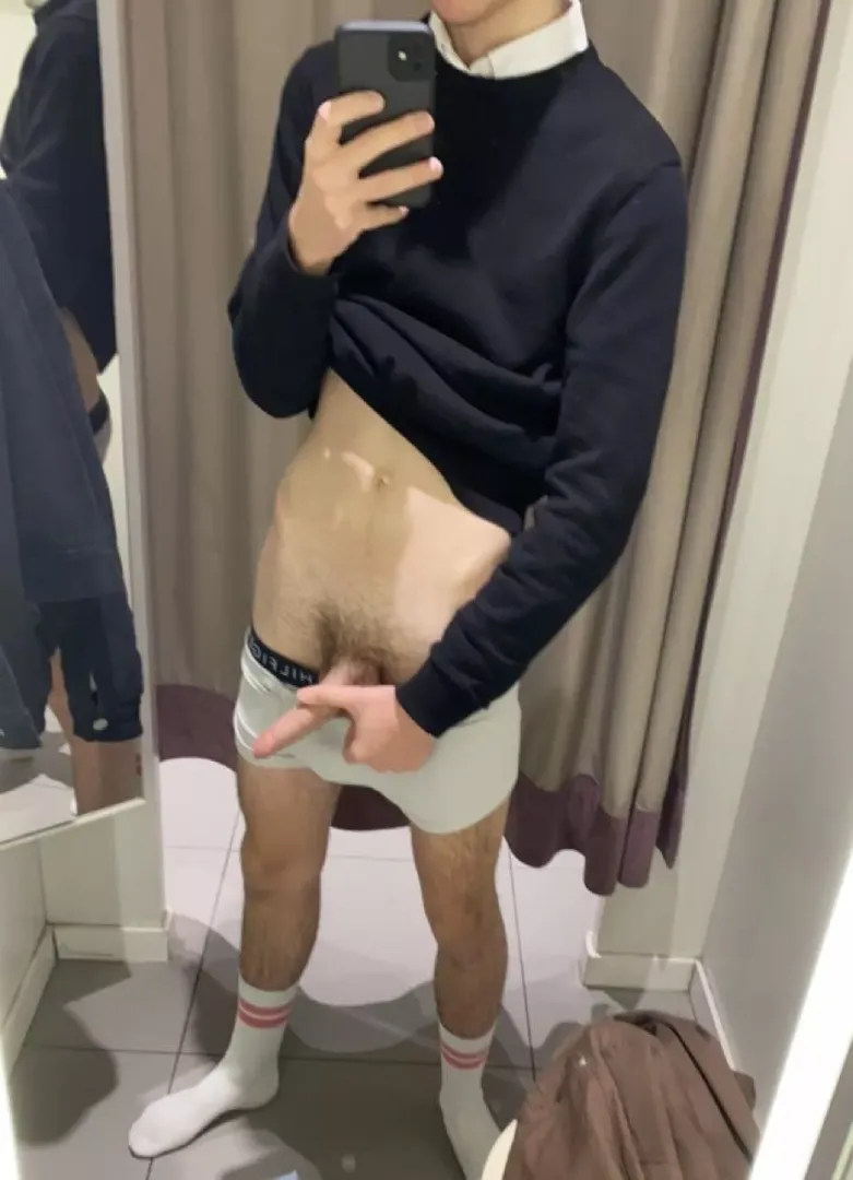 Horny in the mall