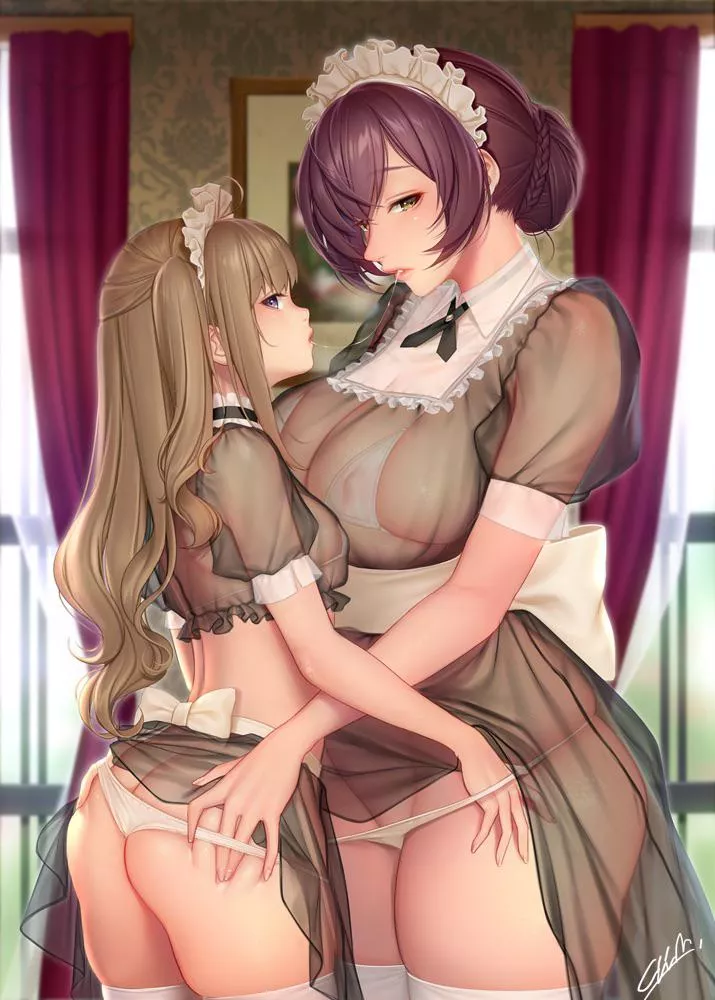 Hot maids get caught