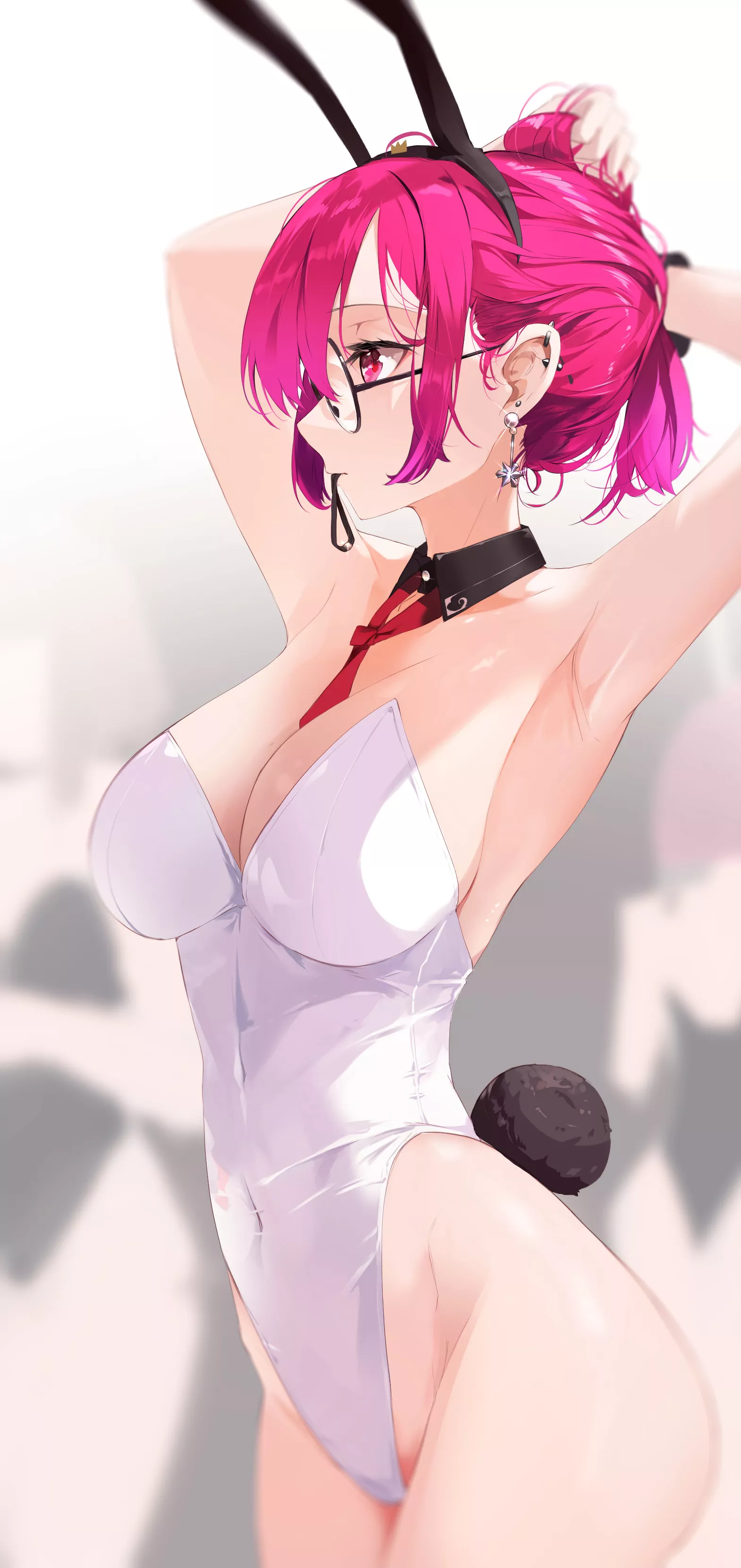 Hot Pink-Haired Bunny