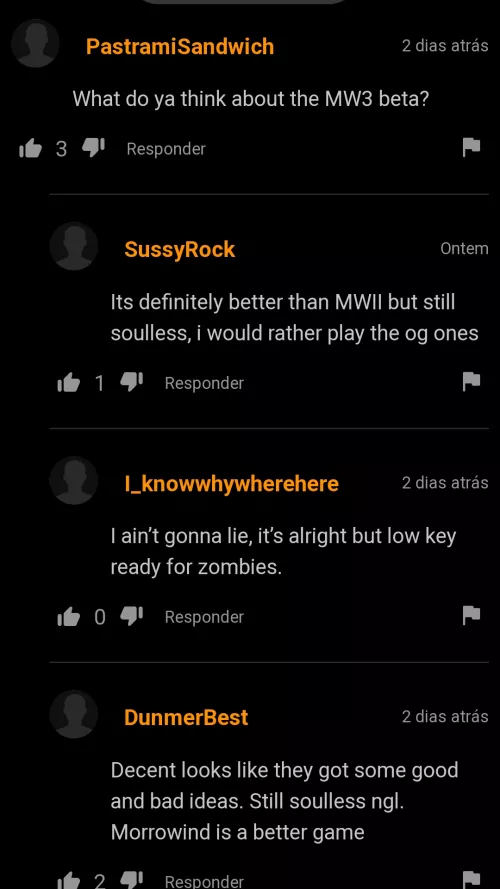 How about you guys?