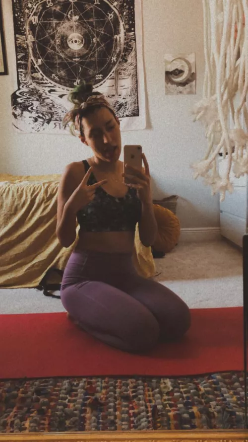 How are your quarantine workouts going? Low impact yoga and biking for me!