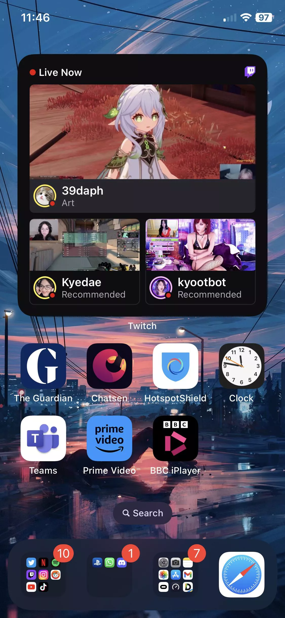 how do i get Twitch widget to stop showing em streamers i don’t follow? i always block these nsfw streamers but they keep popping up. i never watch this sort of content so idk why Twitch thinks i’d like it