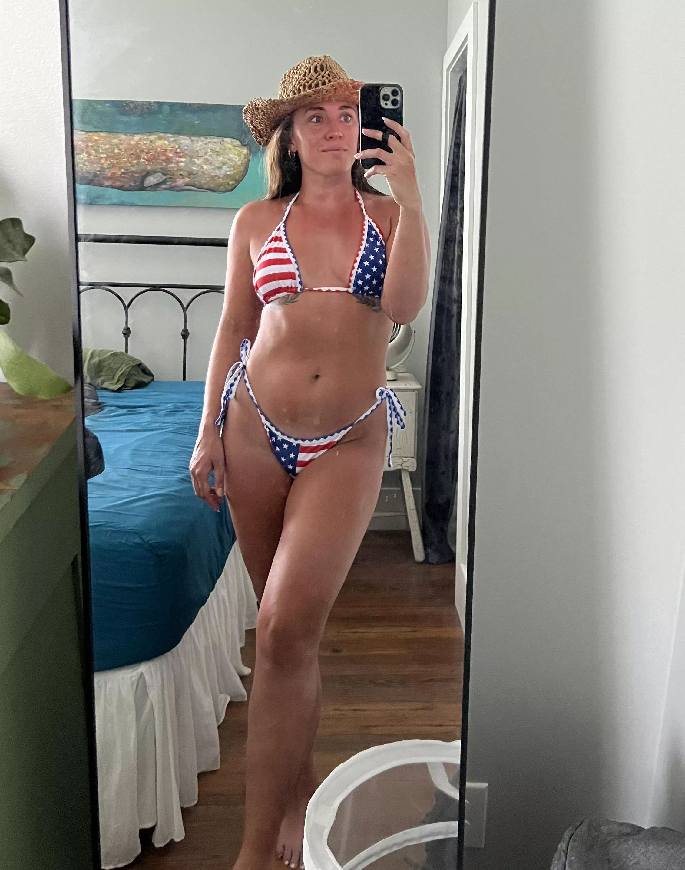 how do I look in red white and blue?