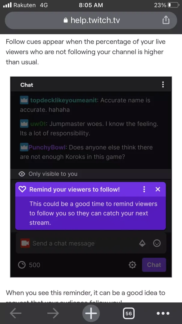 How do you feel about follow cues?