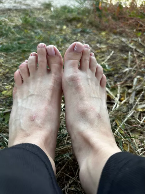 how nice it is to bare your legs in nature