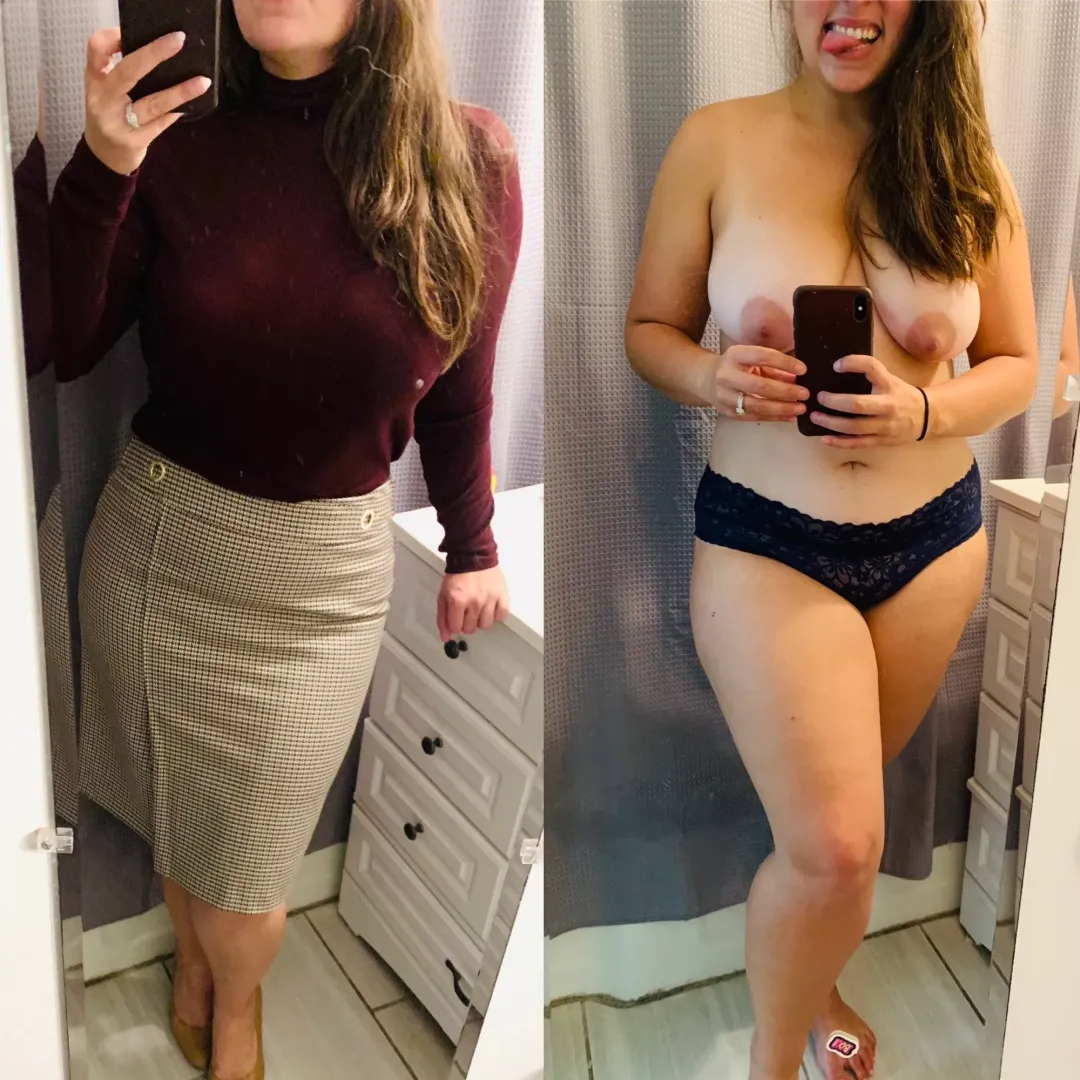 How would you prefer my wife greet you at the door?