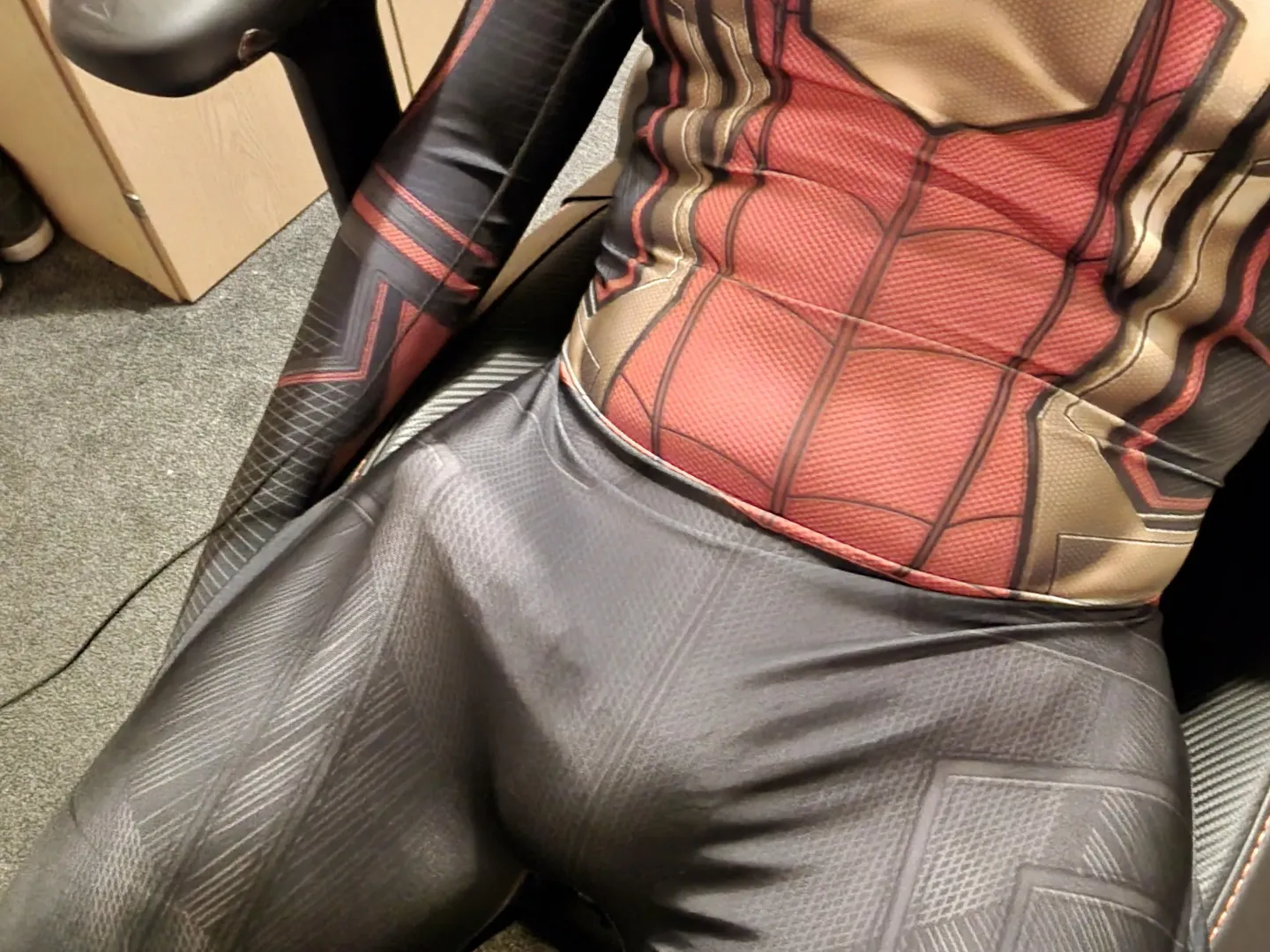 How's my costume bulge?