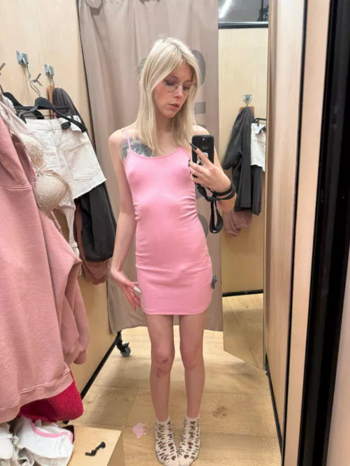 how's my new dress look?
