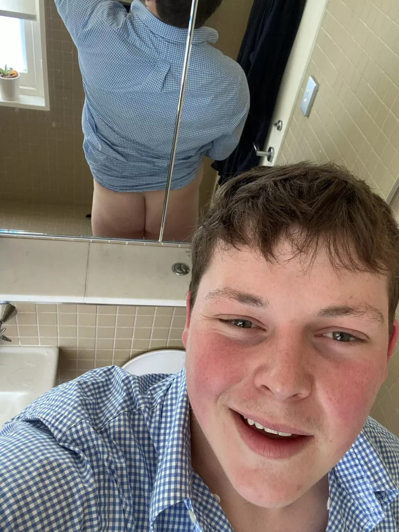 How’s my shaved ass look?