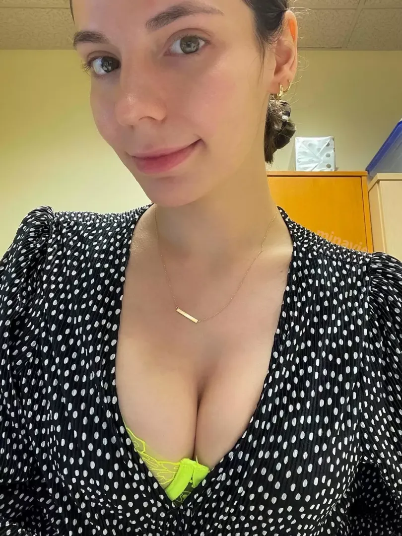 How's my work cleavage?