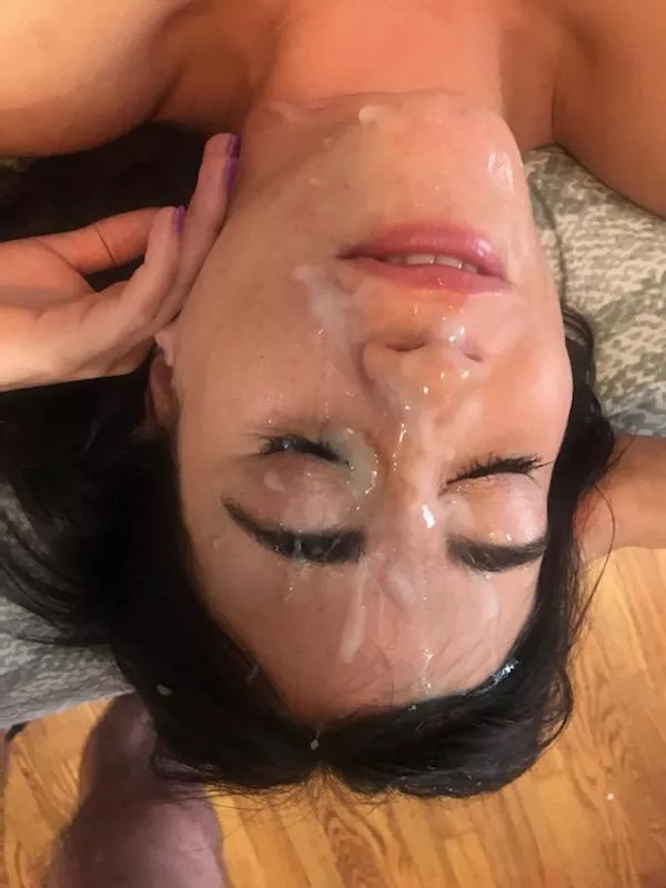 Hubby and his friend absolutely drenched me in cum ;)