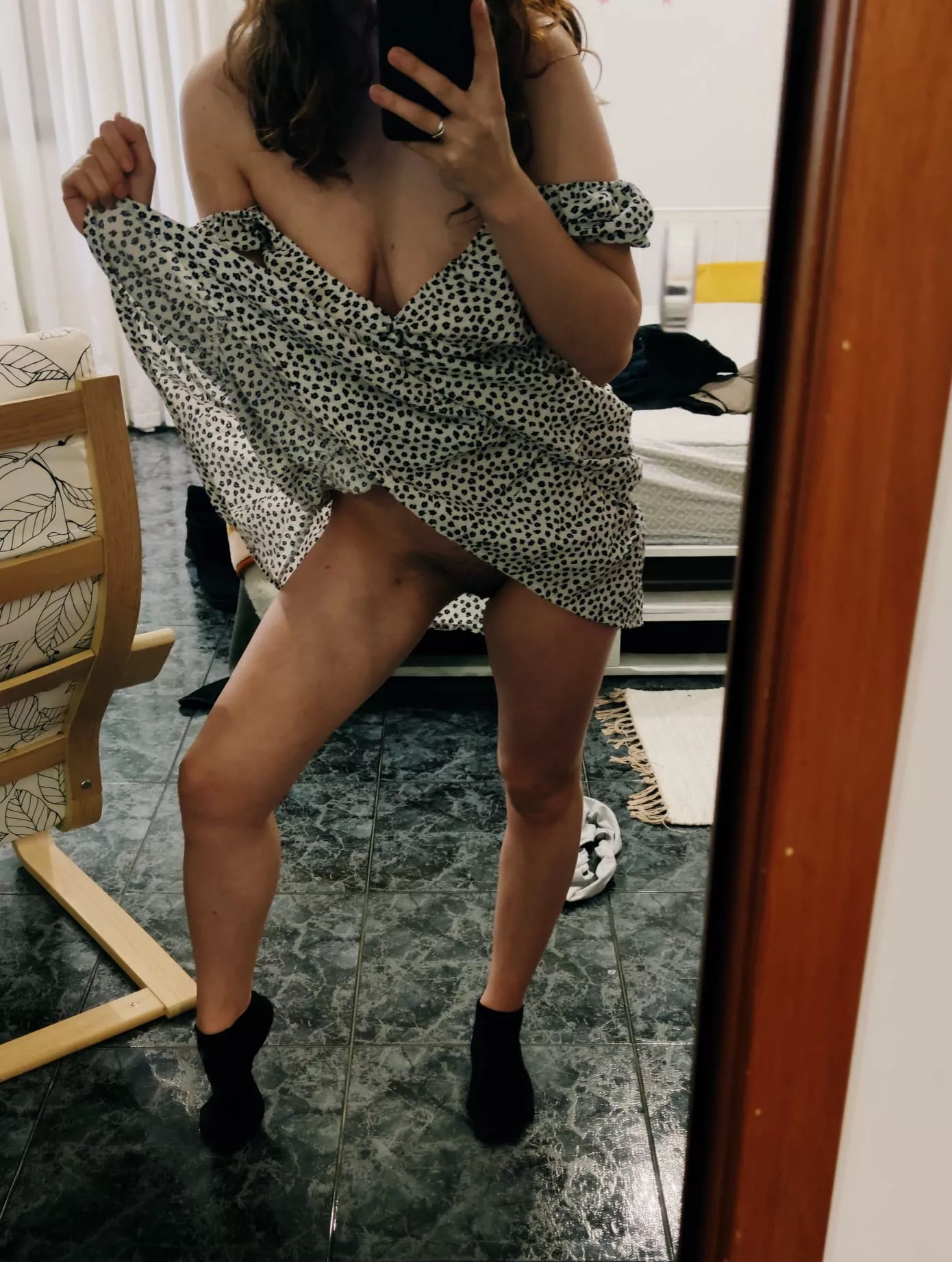 Hubby doesn't mind I don't wear any underwear