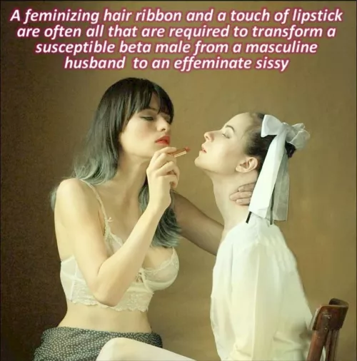 Hubby to sissy..