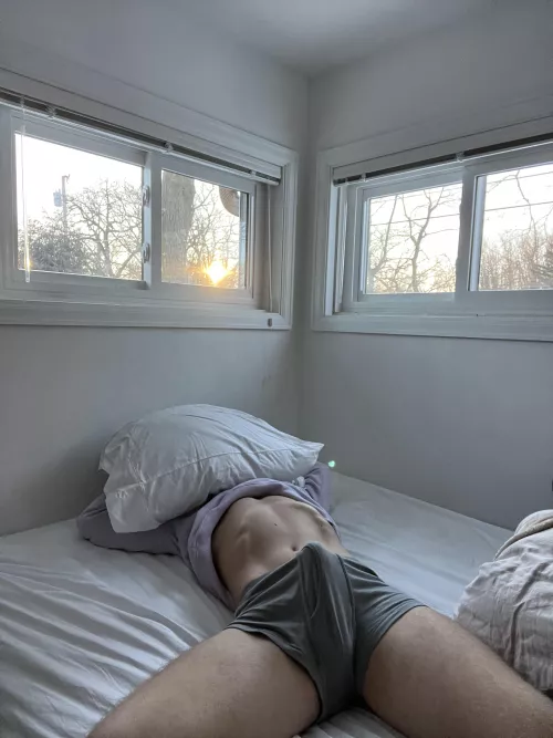 Huge boner bulge in my briefs