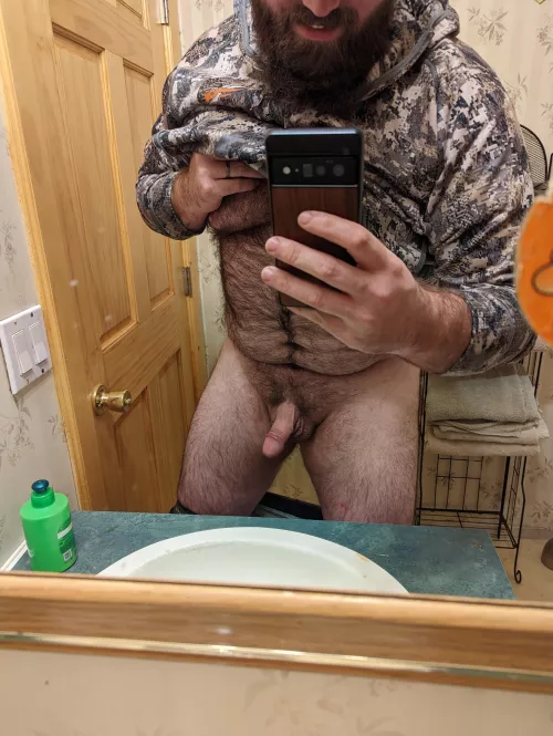 Hunting season is about half over! Should be back to my regularly scheduled nudity! 😋