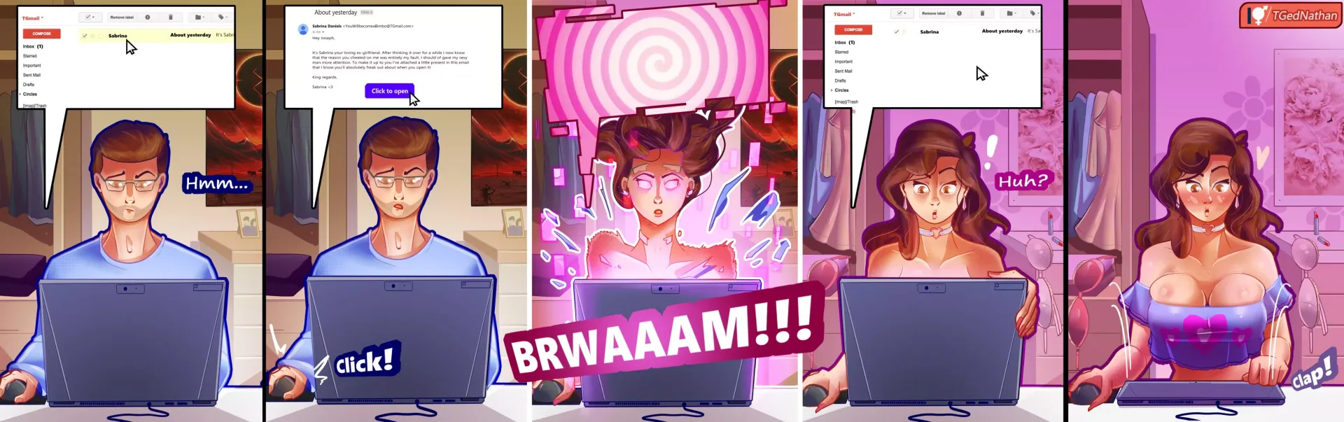 Hypnotic Email by TGedNathan