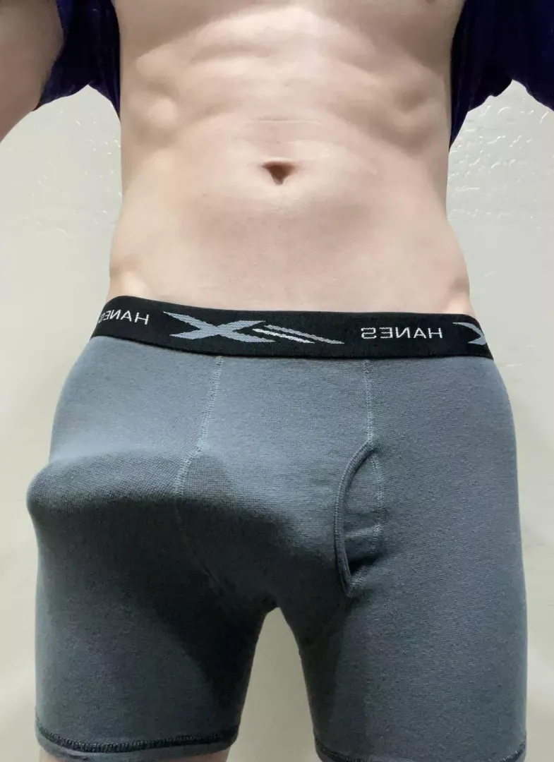 I always stretch out my underwear….