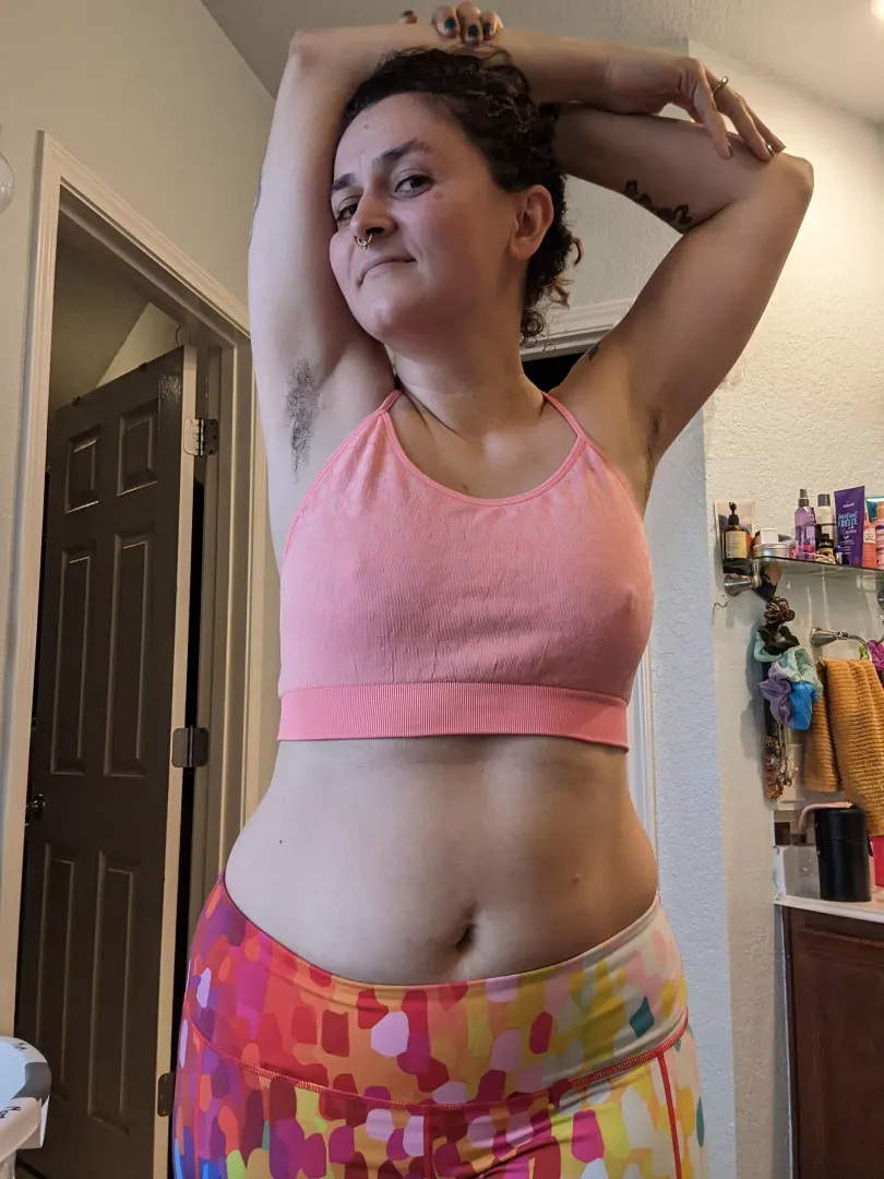 I am so sweaty. Just soaked. (38f)
