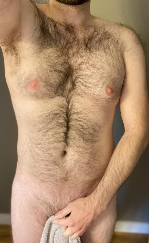 I can drop the towel and you can use me to dry off