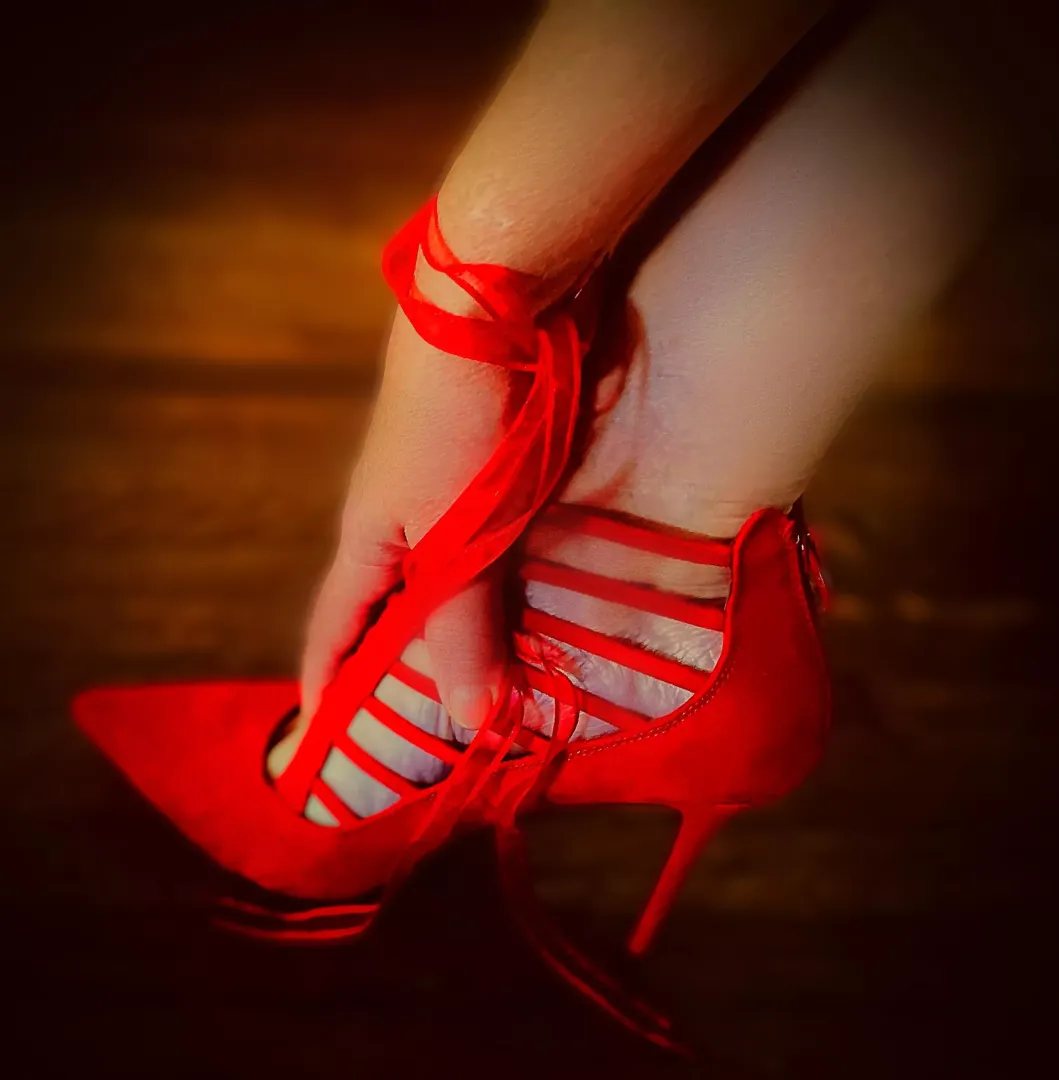 I can tie you down with these.