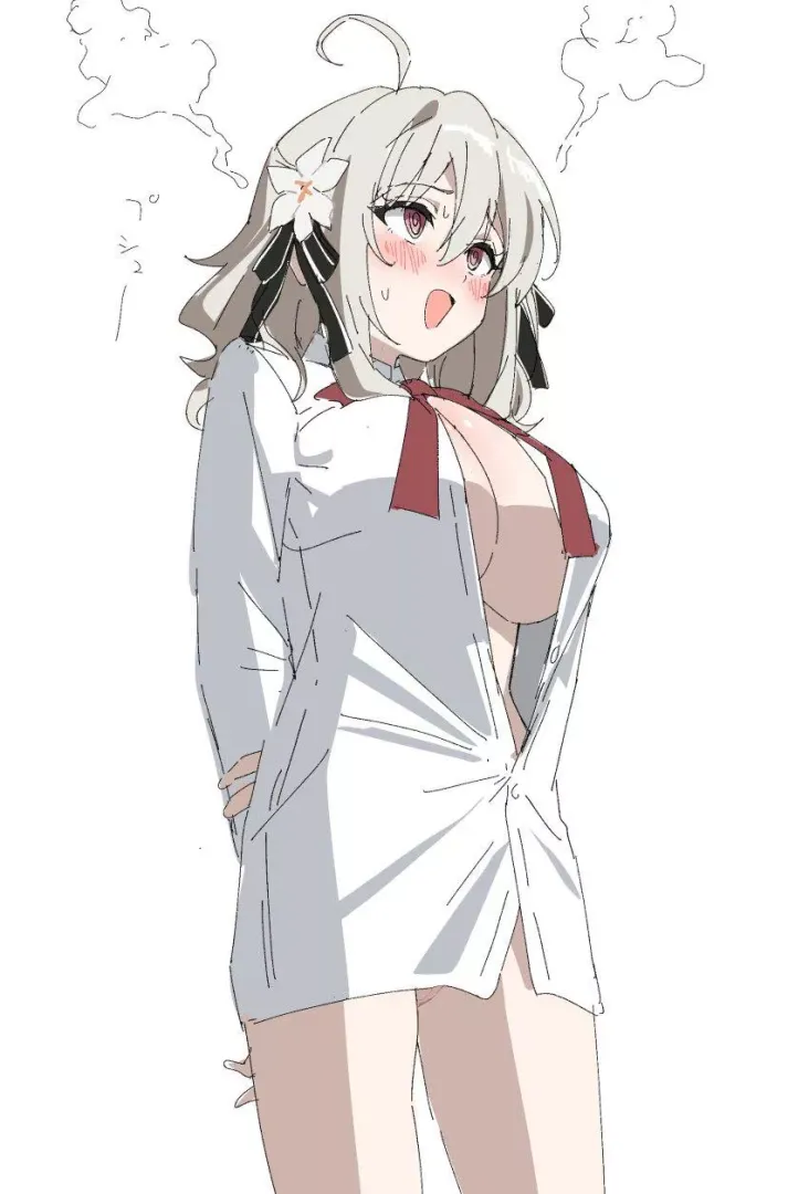 I c-came dressed just as y-you asked~ its embarrassing... @~@