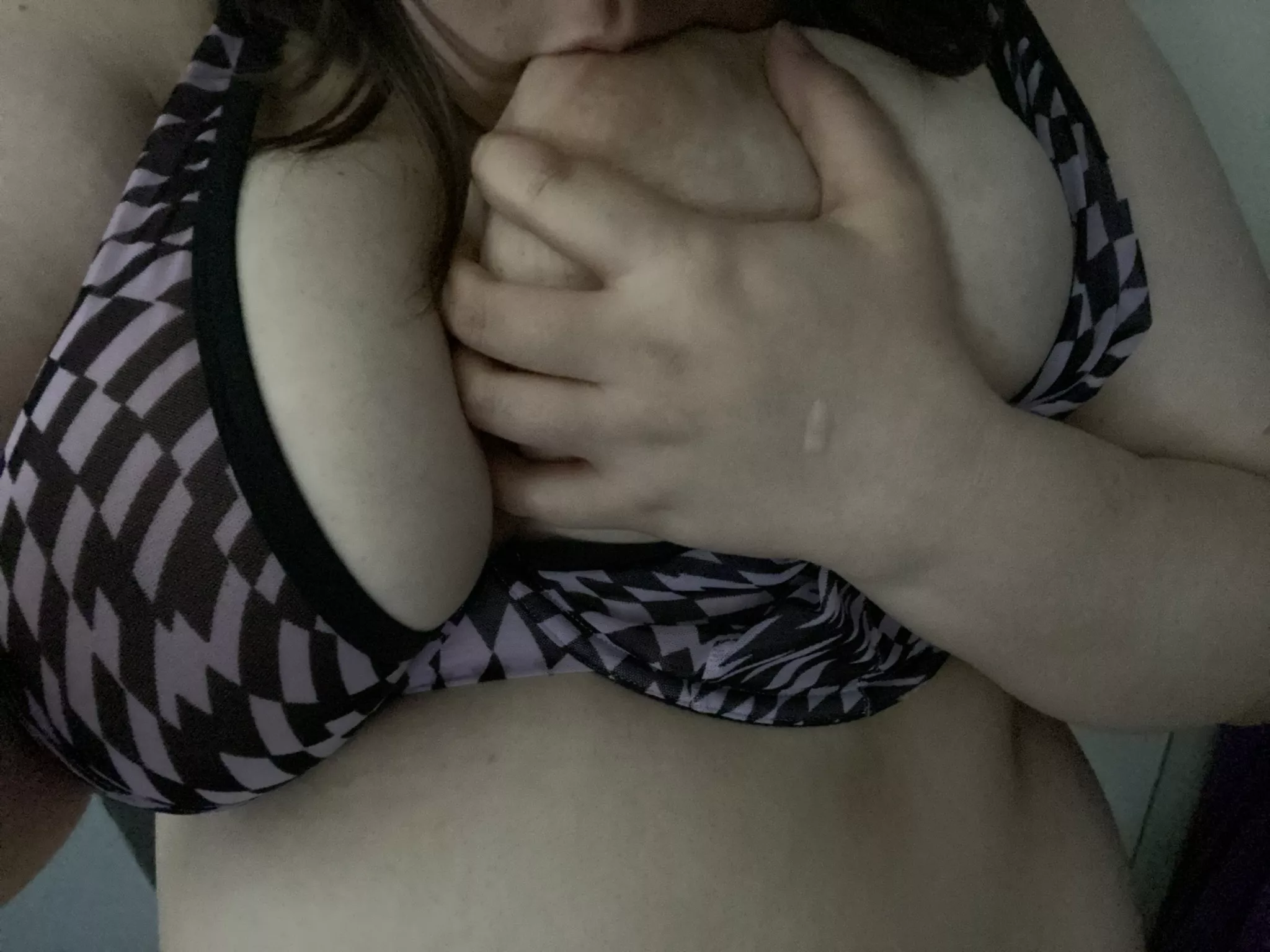 I could suck your cum off my tits