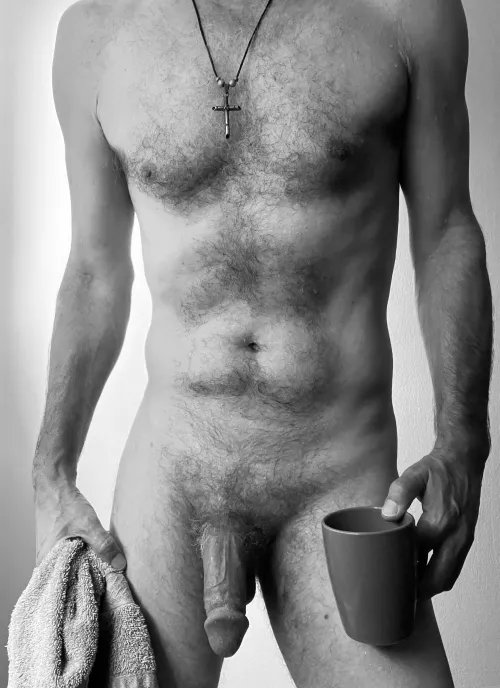 I could sure use a hand…toweling off…