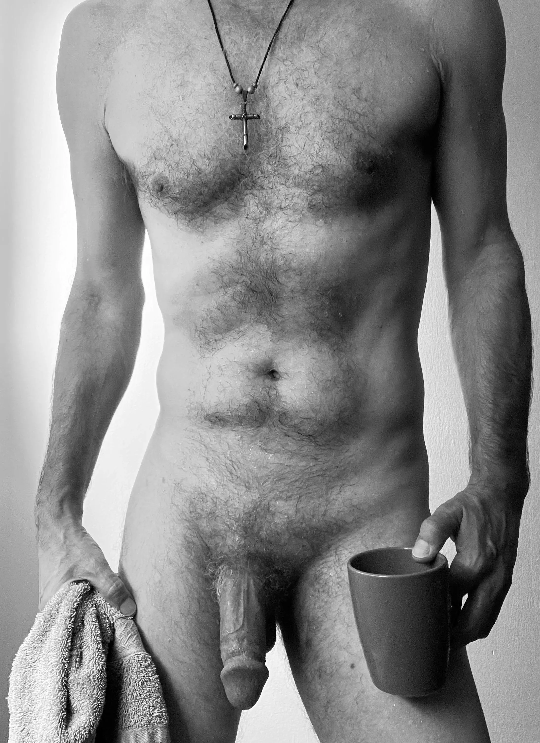 I could sure use a hand…toweling off…