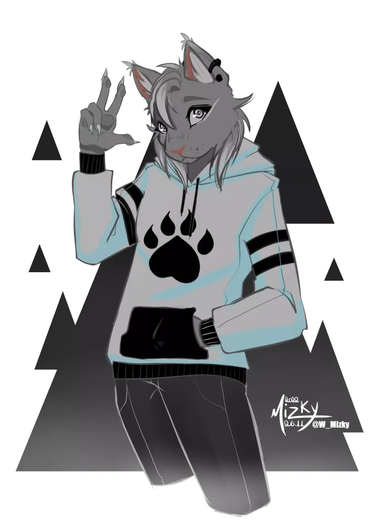 I did this quick sketch and now I want a sweatshirt like that too.