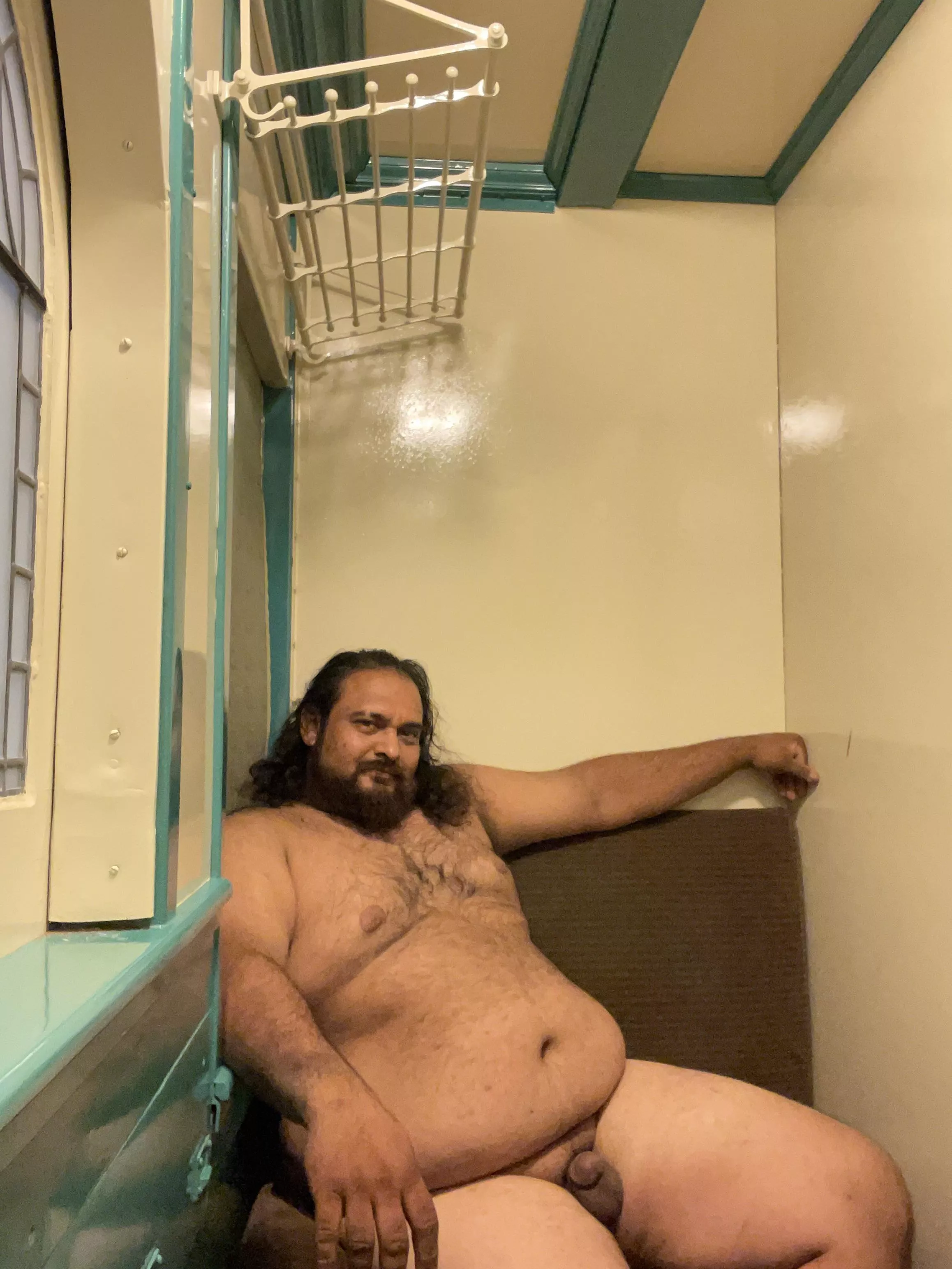 I didn’t know anyone else was going to be in the compartment.