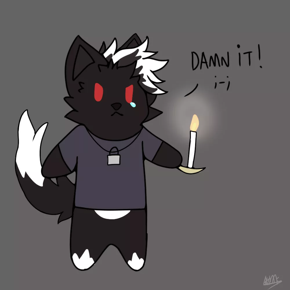 I don't have Light in my house so... here the chibe ver of me