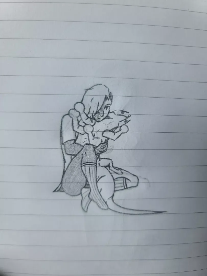 I don't know what to title, I think he looks cute tho (bluertiger)