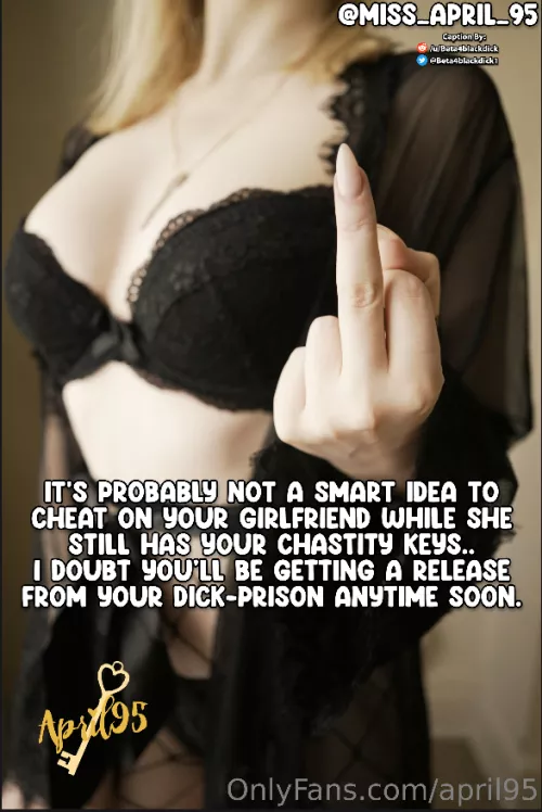 I Don't think she'll be unlocking you anytime soon 🤣🤣