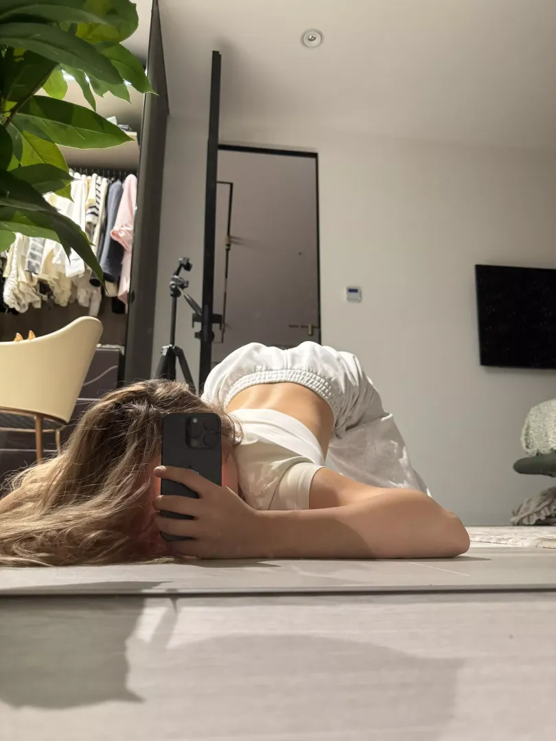 I dream to be stretched out before bed