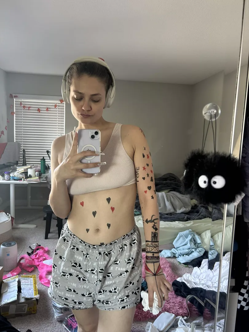 I drew all over myself
