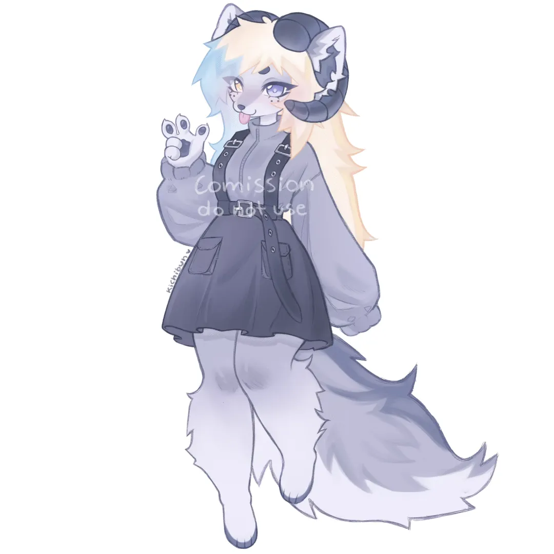 i drew my first fullbody commission ! :3